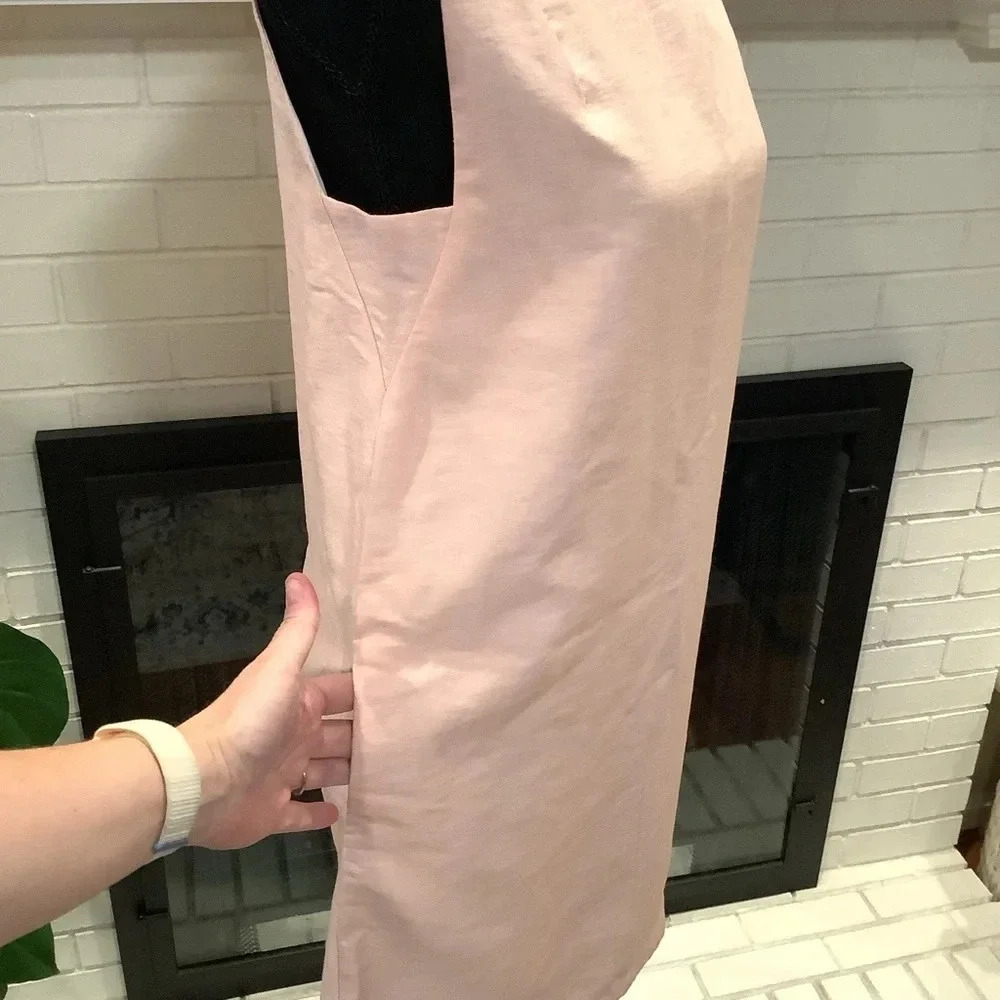 #5 Gorgeous HYPR Pink Shimmer Slip Dress Size Medium - Picture 9 of 12